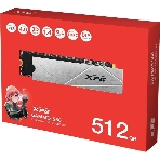 Накопитель SSD ADATA XPG GAMMIX S60, 512Gb, PCIe 4.0 x4, M.2 2280, NVMe, R/W 4700/1700, с радиатором, фото2