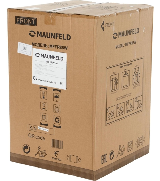 Морозильная камера Maunfeld MFFR85W, белый, 80л, 3 ящика