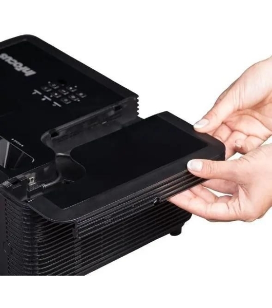 Проектор INFOCUS IN2134 DLP, 4500 ANSI Lm, XGA(1024х768), 28500:1, 1.48-1.93:1, 3.5мм in, Composite video, VGAin, HDMI 1.4aх3 (поддержка 3D), USB-A (для SimpleShare и др.),лампа 15000ч.(ECO mode), 3.5мм out, Monitor out(VGA),RS232,RJ45,21дБ, 4,5 кг