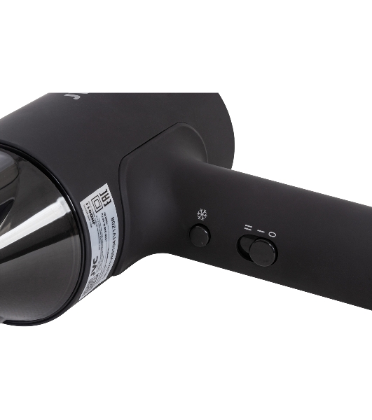 Фен JVC JHD011 черный, 1600 Вт