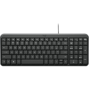Клавиатура Logitech K106 проводная, USB Type-A, чёрный