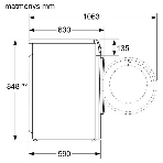 Стирально-сушильная машина Bosch WNA134L0SN белый, загр.фронтальная, макс.: 8кг, 1400 об/мин, класс: A, фото11