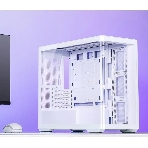 Корпус без блока питания JONSBO D300, Mini-Tower, TG, no fan, 2xUSB-A 3.2 + 1xUSB-C 3.2, mATX, mITX White, фото23