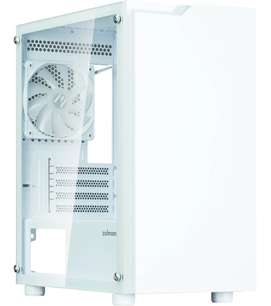 Компьютерный корпус Zalman T4 PLUS, MATX, белый, WINDOW, 1 x Combo (3.5'' or 2.5''), 1x3.5'', 2x2.5', 1xUSB 2.0, 2xUSB 3.0, REAR 1x120мм ARGB
