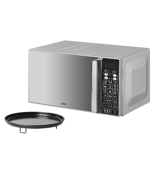 Микроволновая печь BBK 23MWC-982S/SB-M серебристый/черный, 23 л, 900 Вт, переключатели - сенсор