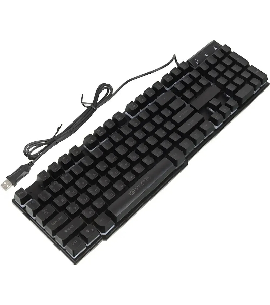 Клавиатура проводная Oklick 780G SLAYER, USB, черный