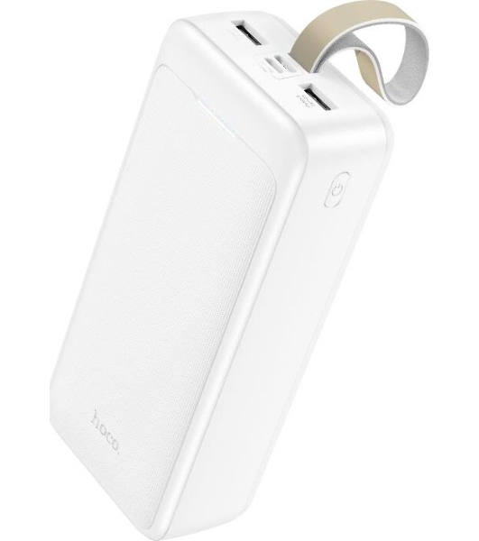 Портативный аккумулятор HOCO (6931474795793) J111B белый 30000mAh 2USB