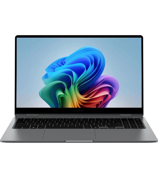 Ноутбук Samsung Galaxy Book 5 360 NP750 Core Ultra 7 256V 16Gb SSD512Gb Intel Arc 140V 15.6' AMOLED Touch FHD (1920x1080) Windows 11 Home grey WiFi BT Cam (NP750QHA-LG2IN)