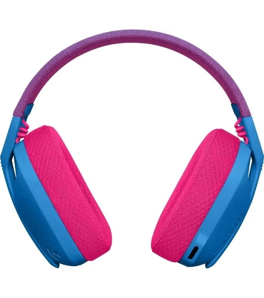 Гарнитура Logitech G435 синий/розовый, беспроводная, Bluetooth/USB, до 18 ч