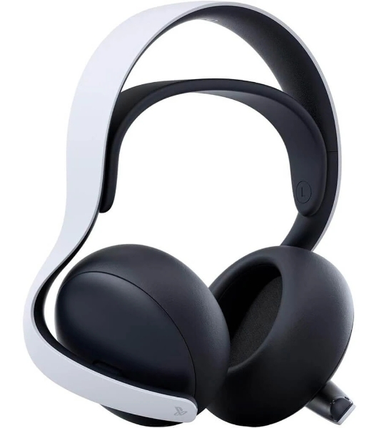 Гарнитура Sony PlayStation PULSE Elite белый-чёрный, беспроводная, радиоканал, до 30 ч, совместимость с PS5