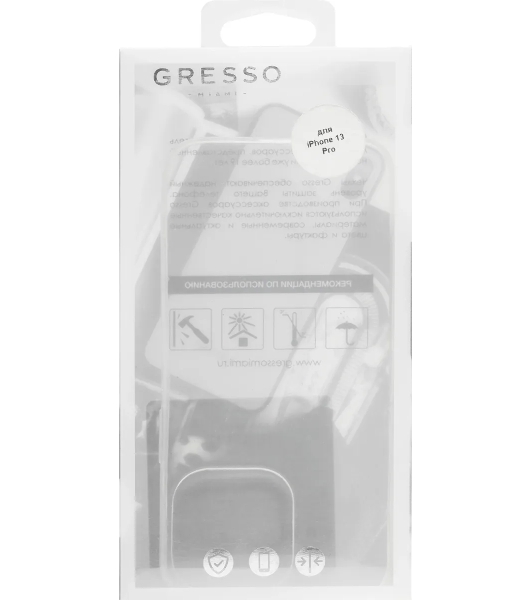 Чехол (клип-кейс) GRESSO Air для Apple iPhone 13 Pro прозрачный gr17air788