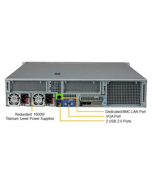 Серверная платформа SuperMicro SYS-221H-TN24R 2U Hyper with 24 hot-swap 2.5'; NVMe/SAS/SATA bays and 4 PCIe 5.0 x16 slots + up to 2 PCIe 5.0 x16 AIOM slots