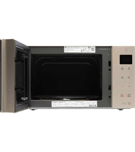 Микроволновая печь LG MW25R35GISH пепельно-бежевый, 25 л, 1000 Вт, переключатели - сенсор