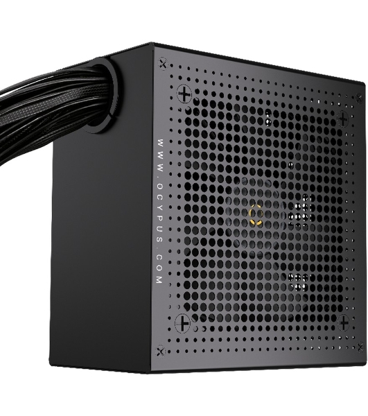 Блок питания 850W Ocypus Delta P850 (ATX, 80+ Bronze, APFC, 20+4 pin, 120мм fan, PCI-E 6+2Px3, 8xSATA) (Delta-P850-B1FDBK024X-EU)