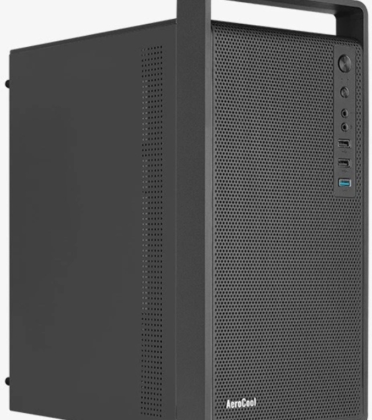 Компьютерный корпус MiniTower Aerocool/Formula CS-109-S-BK-v1 (mATX, USB3x1, USB2x2, 120мм fan,без БП) (4711099472390)