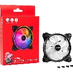 Вентилятор для корпуса ADATA XPG HURRICANE 120 PWM ARGb черный, 120 мм, пластик, 2000 об/мин, 18.17 дБ, 4 pin, фото 1