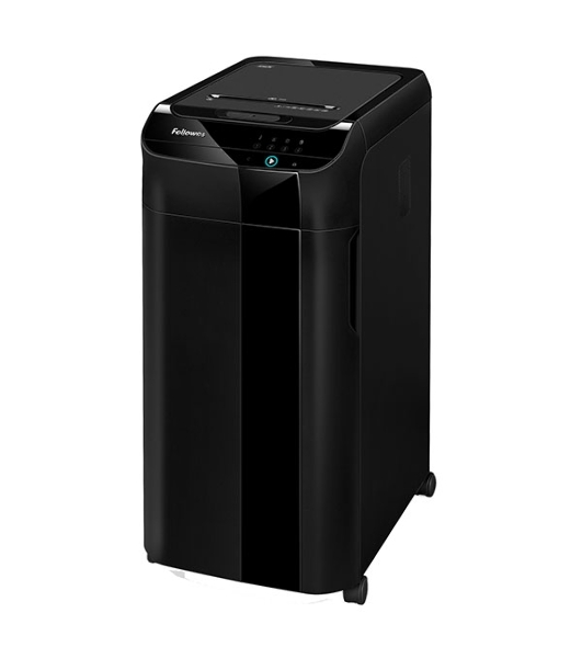 Шредер Fellowes AutoMax 350C (секр.P-4)/фрагменты/350лист./68лтр./скрепки/скобы/пл.карты/CD