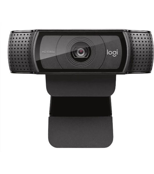 Веб-камера Logitech C920 1920x1080, 30 кадр/с, USB Type-A, микрофон (2 шт, шумоподавление), автоматическая фокусировка, автоосвещение, универсальное крепление