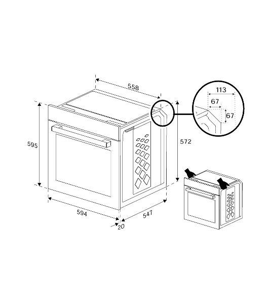 Встраиваемый духовой шкаф Beko BCBIS17300KSBMPS черный
