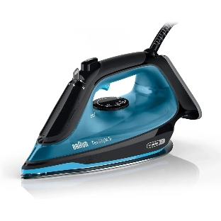 Утюг BRAUN SI5256BL синий/черный, 2600 Вт, 50 г/мин, 210 г/мин, 300 мл