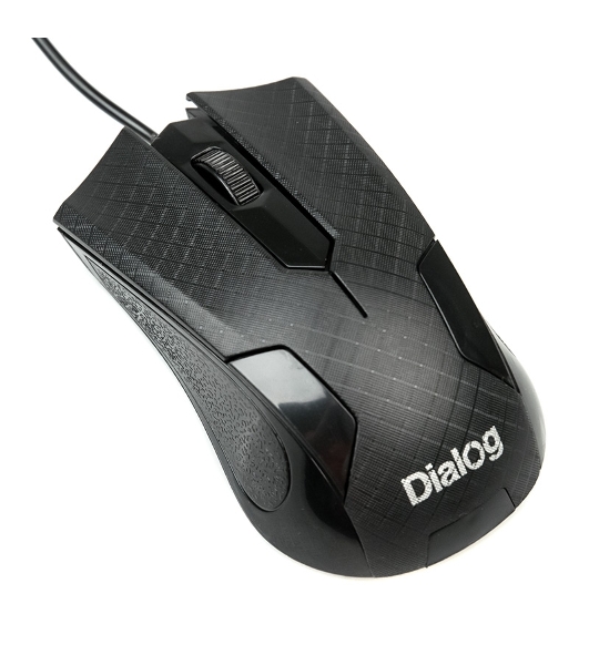Мышь проводная Dialog Pointer MOP-08U черный, 800 dpi, USB, кнопки - 3