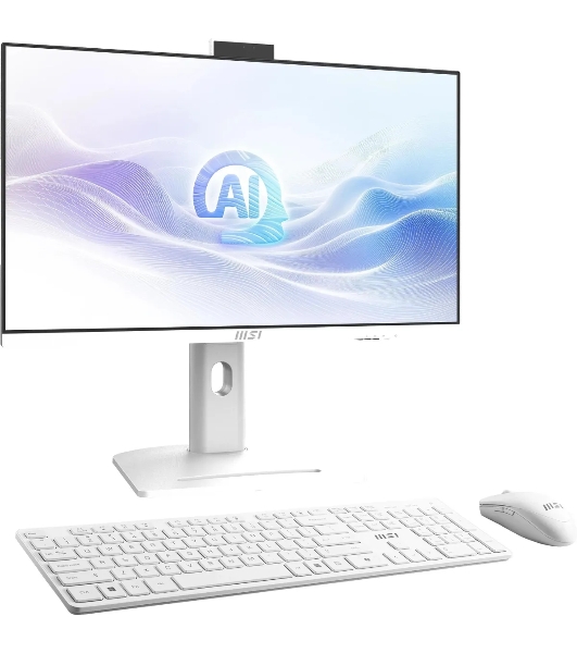 Моноблок MSI Modern AM273QP AI 1UM-094XRU 27' WQHD Core Ultra 7 155H (1.4) 32Gb SSD1Tb Graphics CR без ОС 2.5xGbitEth WiFi BT 150W клавиатура мышь Cam белый 2560x1440 (9S6-AF0112-293)