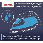 Утюг Tefal FV5715E0 синий/белый, 2400 Вт, 45 г/мин, 190 г/мин, 270 мл, фото4