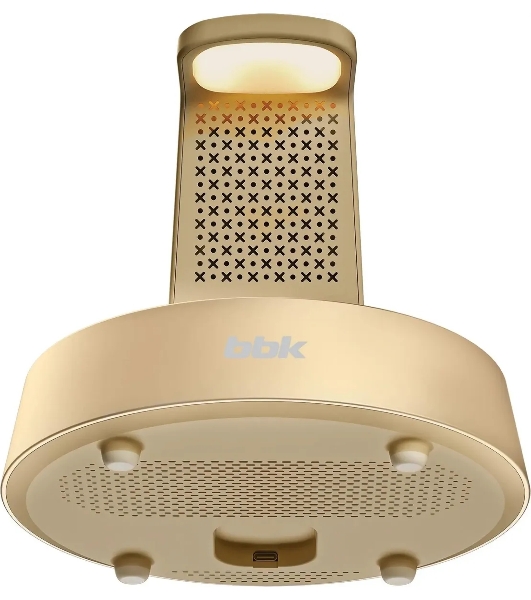 Портативная колонка BBK BTA1110 золотистый 10W 2.0 BT 10м 1800mAh
