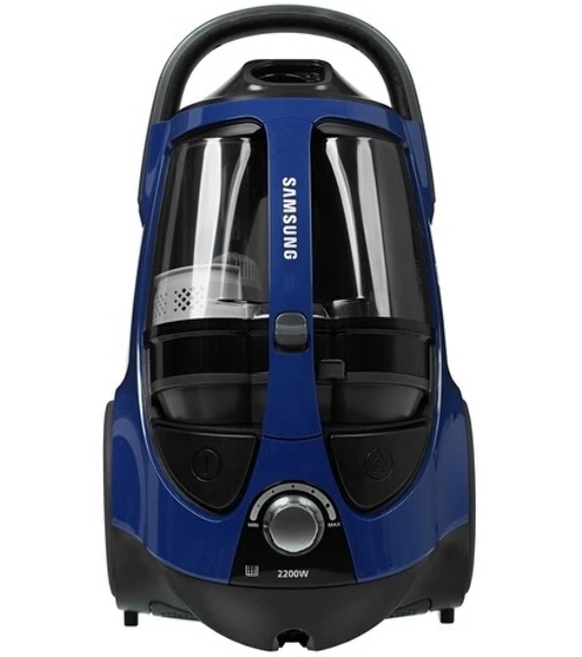 Пылесос Samsung VCC8836V36/XEV синий/черный, 430/2200 Вт, уборка сухая, пылесборник контейнер 2 л