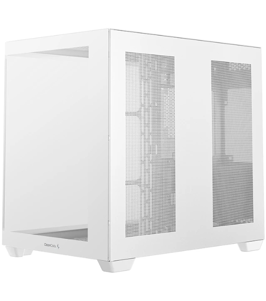 Компьютерный корпус Deepcool CG530 WH белый без БП ATX 2x120мм 2x140мм 2xUSB2.0 1xUSB3.0 audio bott PSU