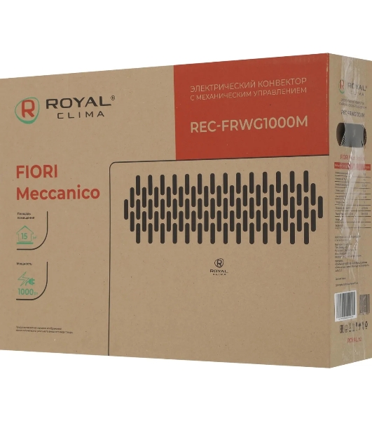 Конвектор электрический Royal Clima Fiori Meccanico REC-FRWG1000M 1000Вт белый