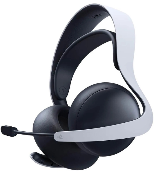 Гарнитура Sony PlayStation PULSE Elite белый-чёрный, беспроводная, радиоканал, до 30 ч, совместимость с PS5