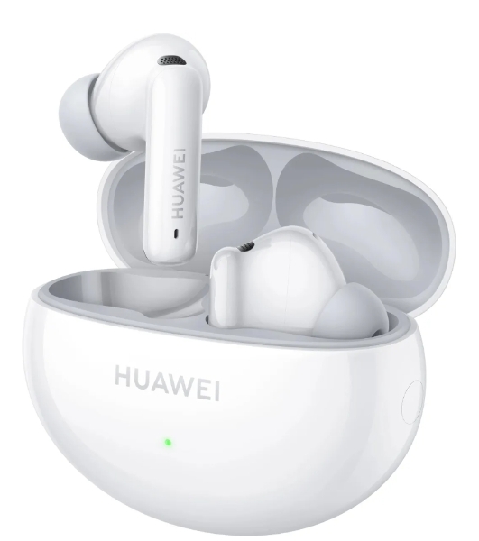 Наушники TWS Huawei FreeBuds 6i (Orca-T100) белый, внутриканальные, Bluetooth, активное шумоподавление, 8 ч