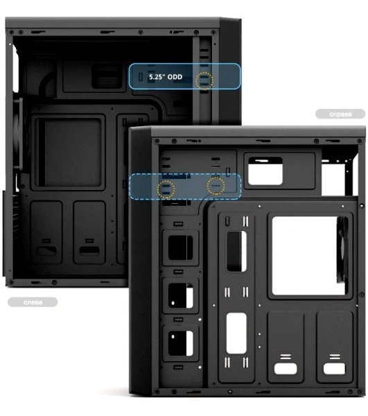 Компьютерный корпус Zalman ZM-T6 черный без БП ATX 1xUSB 2.0 1xUSB 3.0 audio bott PSU