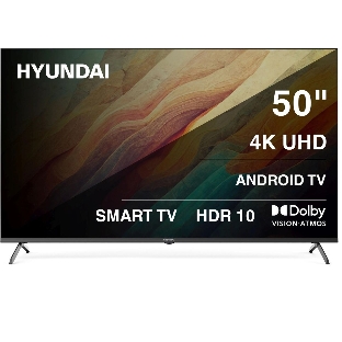 Телевизор Hyundai 50' H-LED50BU7009 черный LED UHD 60Hz Smart TV