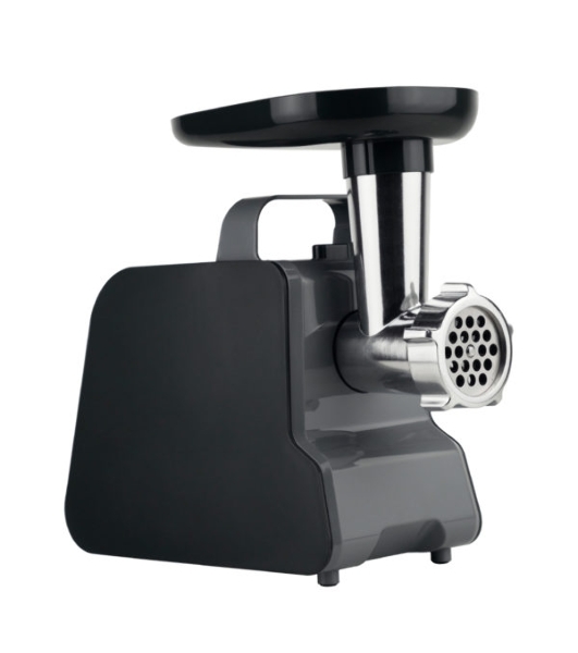 Мясорубка электрическая Centek CT-1628 серый/черный, 2000 Вт, 2 кг/мин, реверс, насадки - 6