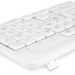 Клавиатура Oklick 305M проводная, USB Type-A, белый, фото4