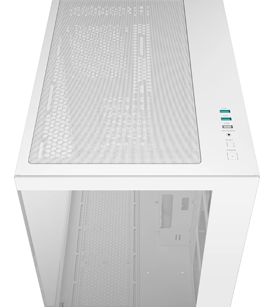 Компьютерный корпус Deepcool CG530 WH белый без БП ATX 2x120мм 2x140мм 2xUSB2.0 1xUSB3.0 audio bott PSU