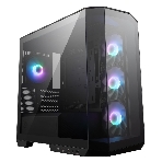 Компьютерный корпус без блока питания Case MSI MAG PANO M100R PZ, Mini-Tower, TG, 4x120мм ARGB, 1xUSB 3.2, 1xUSB 3.2 Type-C, mATX, mITX черный, фото 1