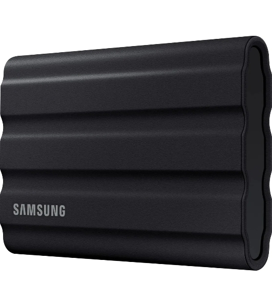 Внешний SSD Samsung T7 Shield, 4TB, USB 3.2 Gen 2 Type-C, R/W 1050/1000, черный