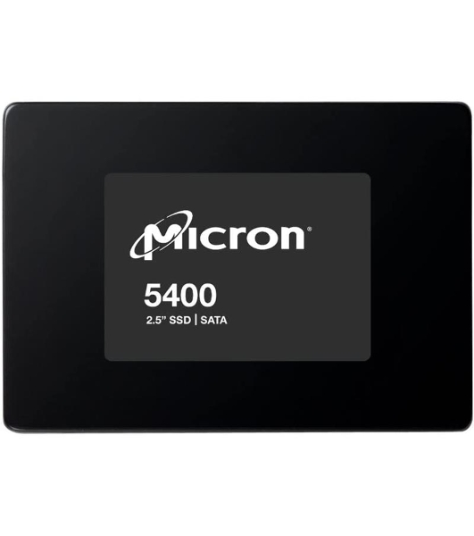 Накопитель SSD Micron 5400PRO 3.84TB SATA 2.5' 3D TLC R540/W520MB/s MTTF 3М 95000/30000 IOP 8410TBW SSD Enterprise Solid State Drive, 1 year, OEM