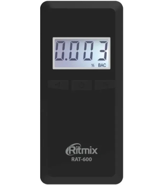 Алкотестер Ritmix RAT-600 черный