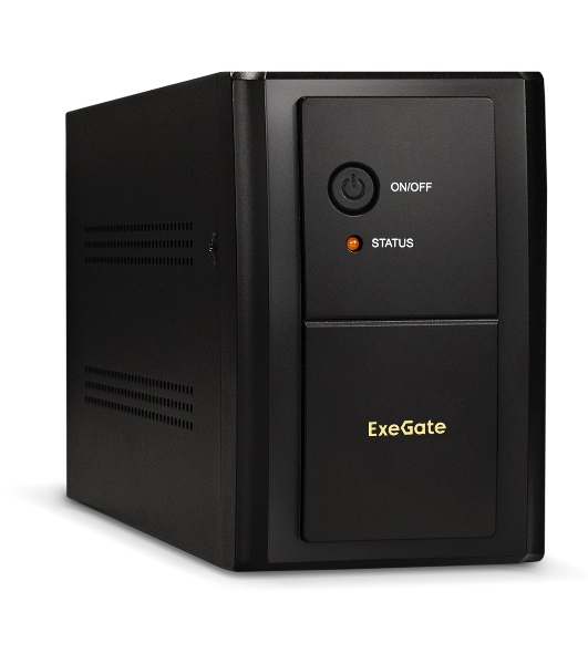 Источник бесперебойного питания ExeGate SpecialPro UNB-2200.LED.AVR.EURO.RJ 2200VA/1300W, LED, AVR, 4 евророзетки, RJ45/11, черный
