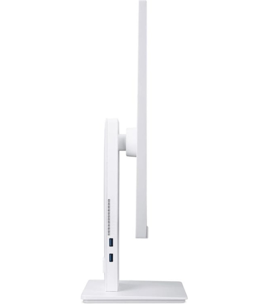 Моноблок Acer Aspire S24B-GMTL-U 23.8' Full HD Core Ultra 7 155U (1.7) 16Gb SSD512Gb Arc graphics Eshell GbitEth WiFi BT 90W клавиатура мышь Cam белый 1920x1080