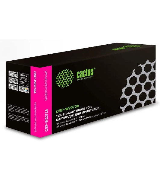 Картридж лазерный Cactus CSP-W2073A пурпурный (700стр.) для HP Color Laser 150a/150nw/178nw MFP/179fnw MFP