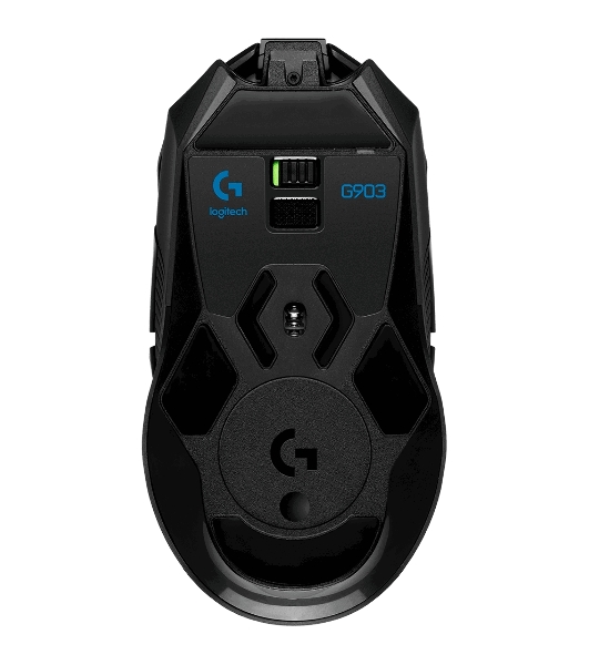 Мышь Logitech G903 LightSpeed Hero черный оптическая 25600dpi беспров. USB2.0 9but (910-005674)