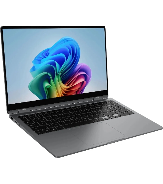 Ноутбук Samsung Galaxy Book 5 360 NP750 Core Ultra 7 256V 16Gb SSD512Gb Intel Arc 140V 15.6' AMOLED Touch FHD (1920x1080) Windows 11 Home grey WiFi BT Cam (NP750QHA-LG2IN)