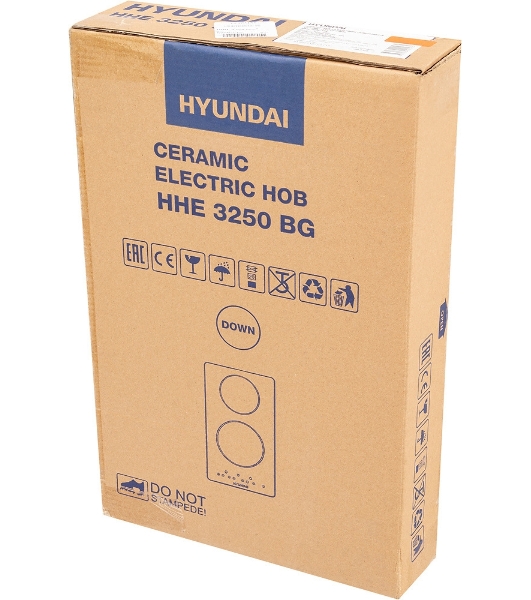 Варочная панель Hyundai HHE 3210 BG черный
