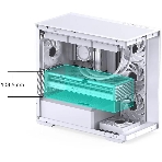 Корпус без блока питания JONSBO D300, Mini-Tower, TG, no fan, 2xUSB-A 3.2 + 1xUSB-C 3.2, mATX, mITX White, фото27