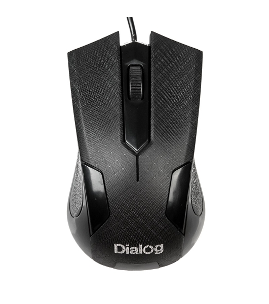 Мышь проводная Dialog Pointer MOP-08U черный, 800 dpi, USB, кнопки - 3